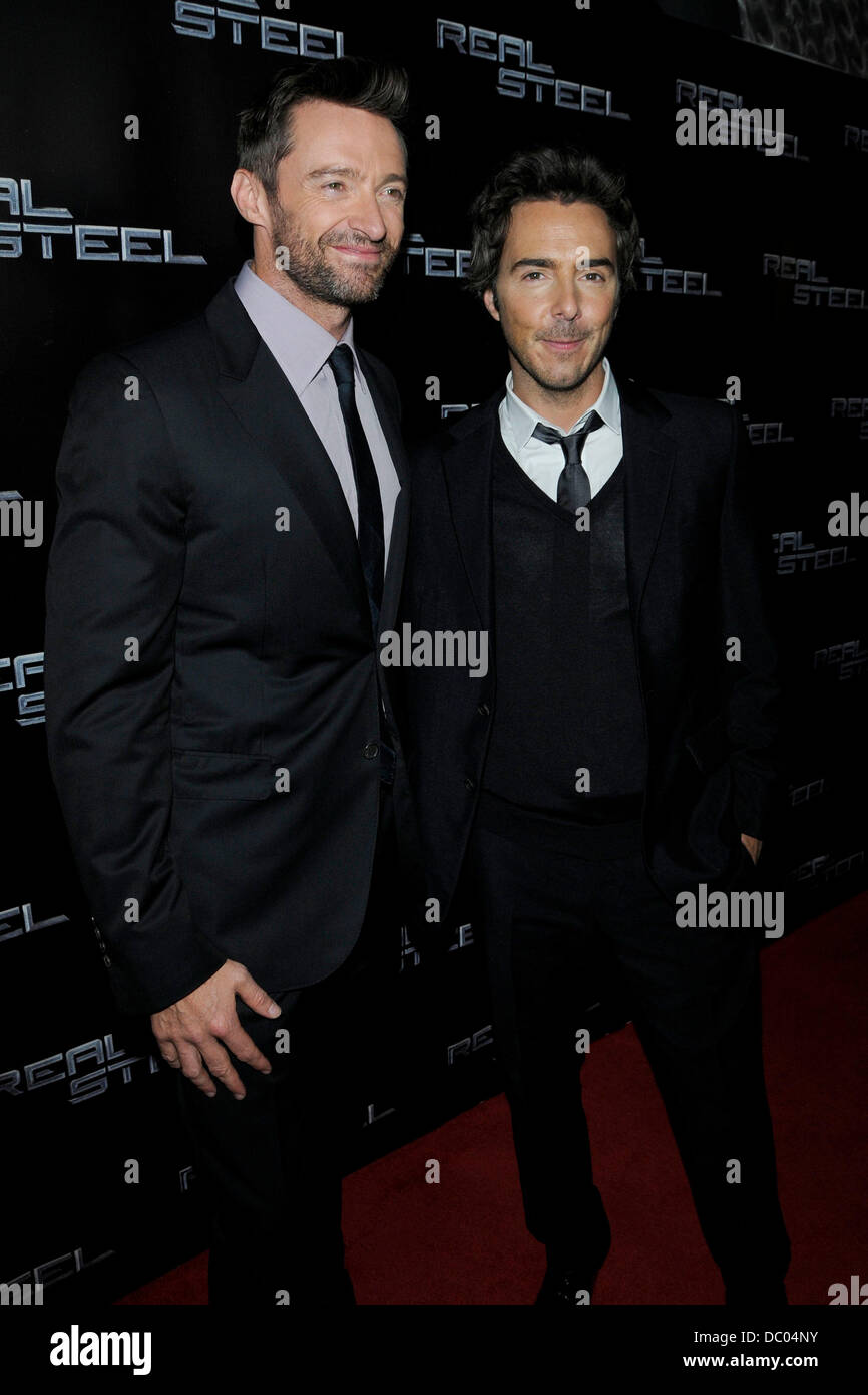 Shawn Levy and Hugh Jackman Canadian premiere of 'Real Steel' at the