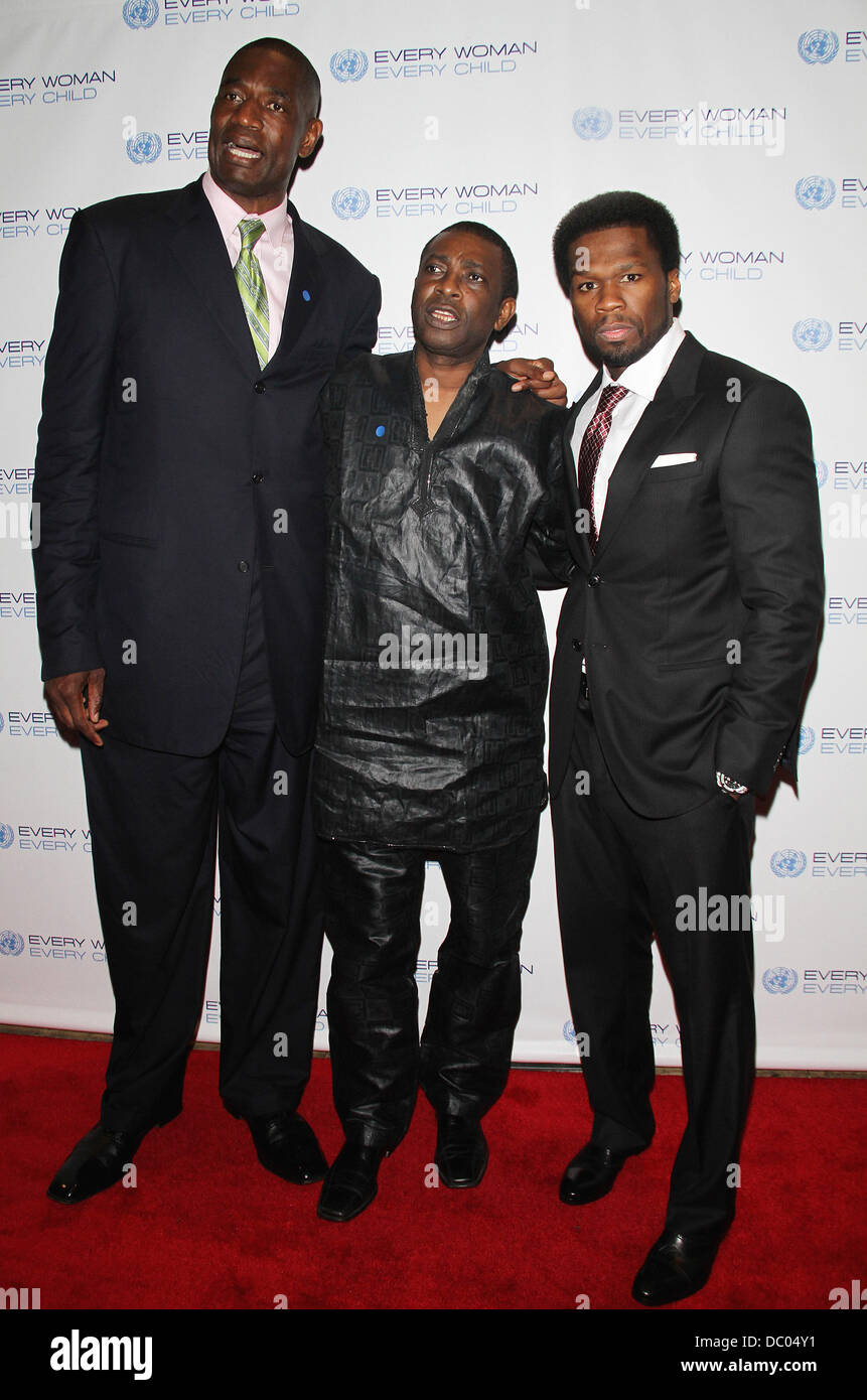 Mutombo Youssou N Dour And 50 Cent Real Name Curtis Jackson
