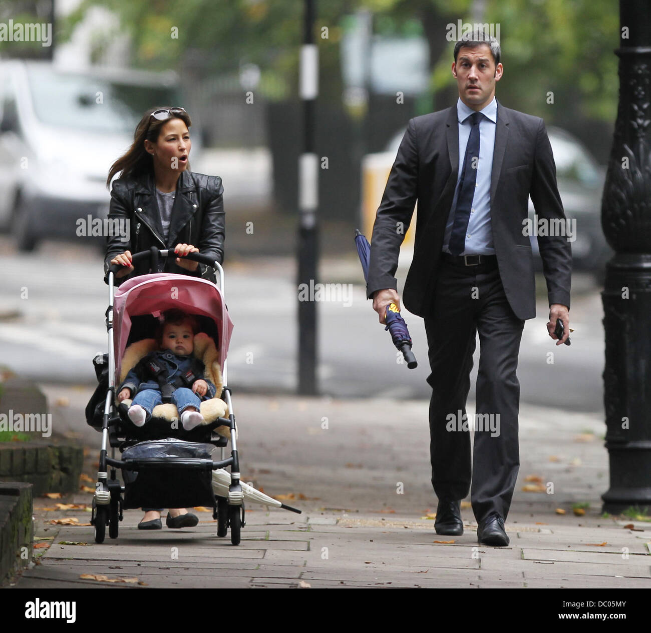 Rachel Stevens and Alex Bourne going for a stroll in Primrose Hill with