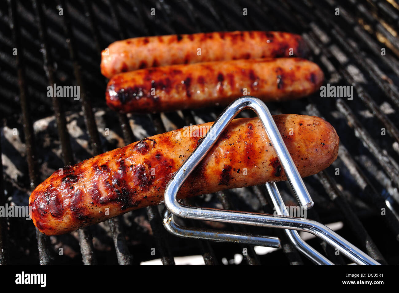 BBQ Sausages Stock Photo