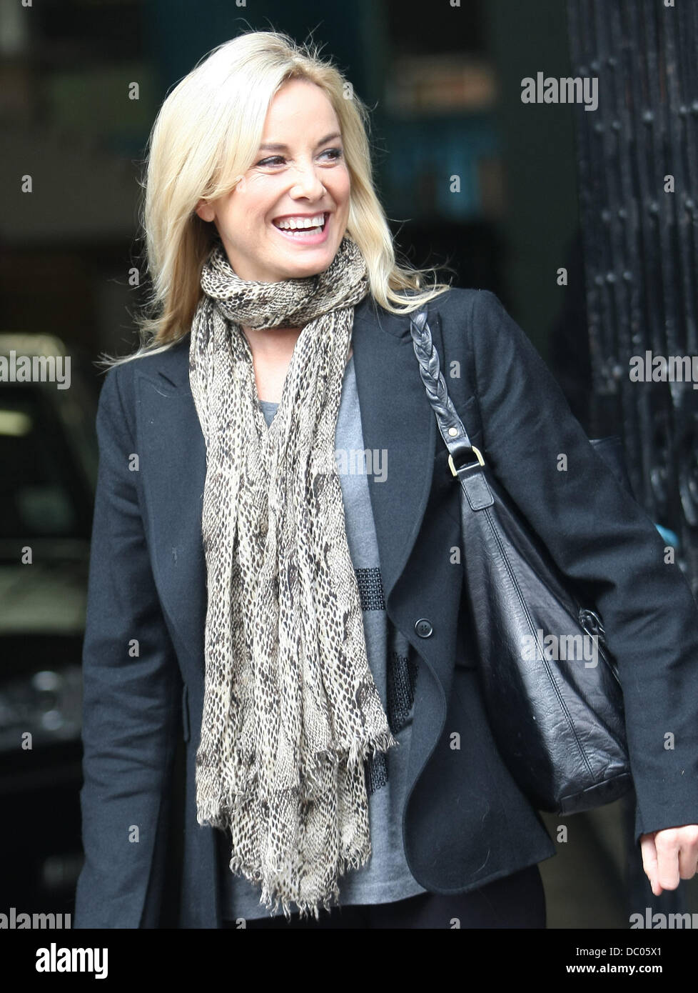Tamzin Outhwaite at the ITV studios London, England - 20.09.11 Stock