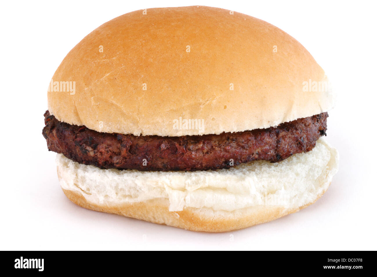 Hamburger on white background Stock Photo