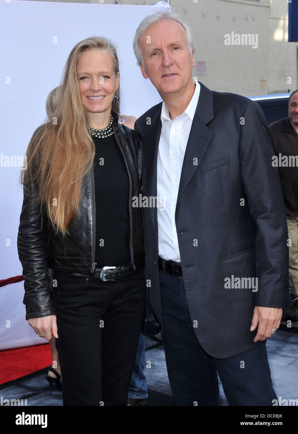 Suzy Amis and James Cameron The Cirque Du Soleil world premiere of 'Iris: A Journey Into The World Of Cinema' held at the Kodak Theatre Los Angeles, California - 25.09.11 Stock Photo