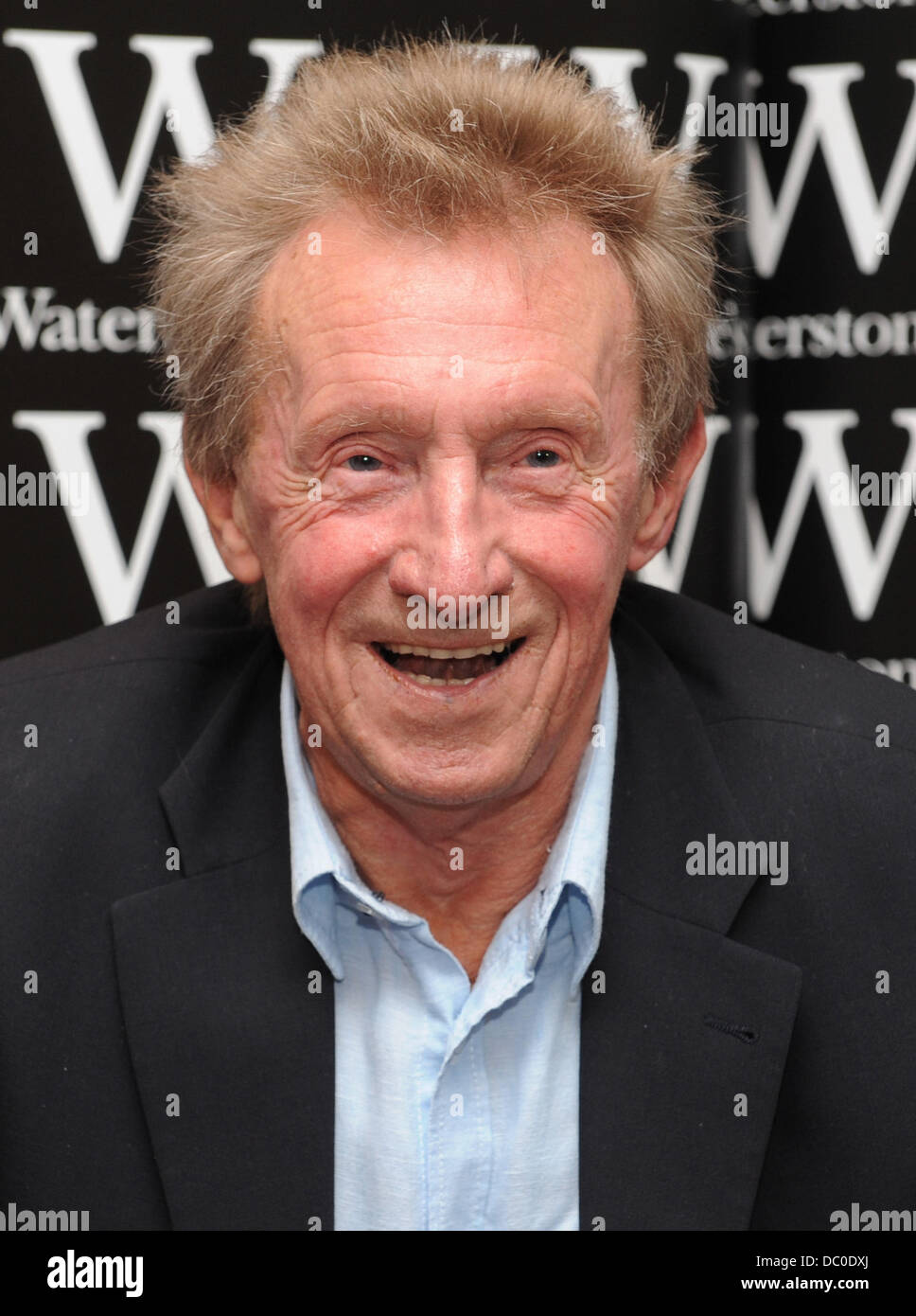 Denis Law signs copies of his book 'My Life in Football' at Waterstones