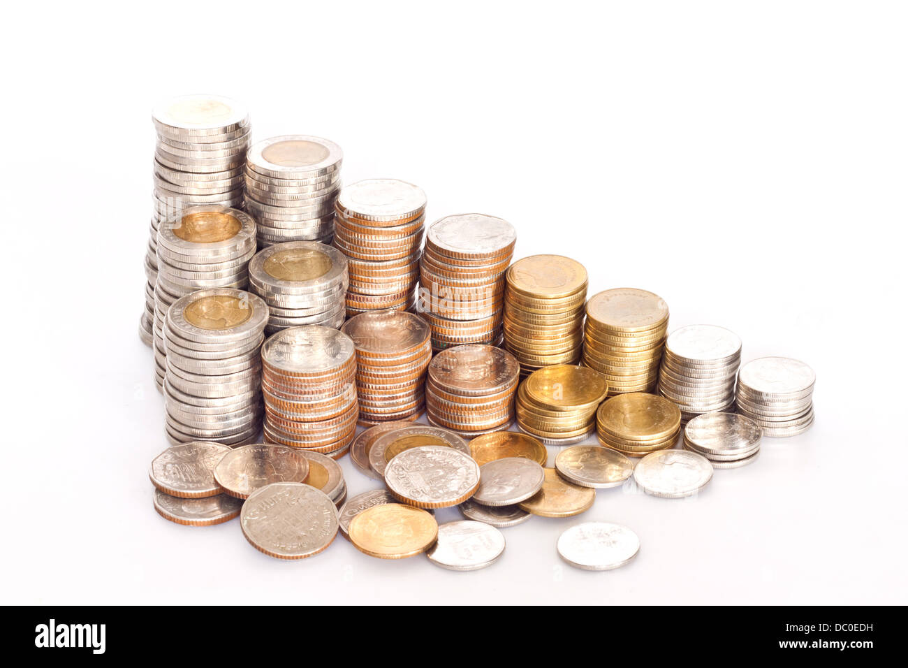 coins of thailand Stock Photo - Alamy