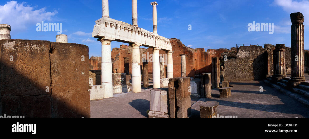 The Basilica of Pompeii was used for the administration of justice