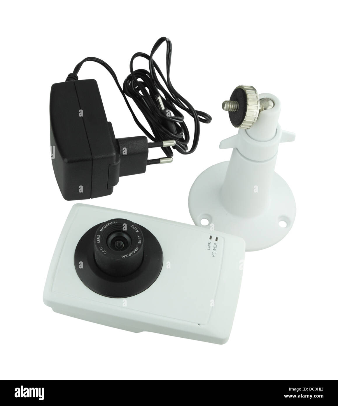 security camera accessory on white background Stock Photo Alamy