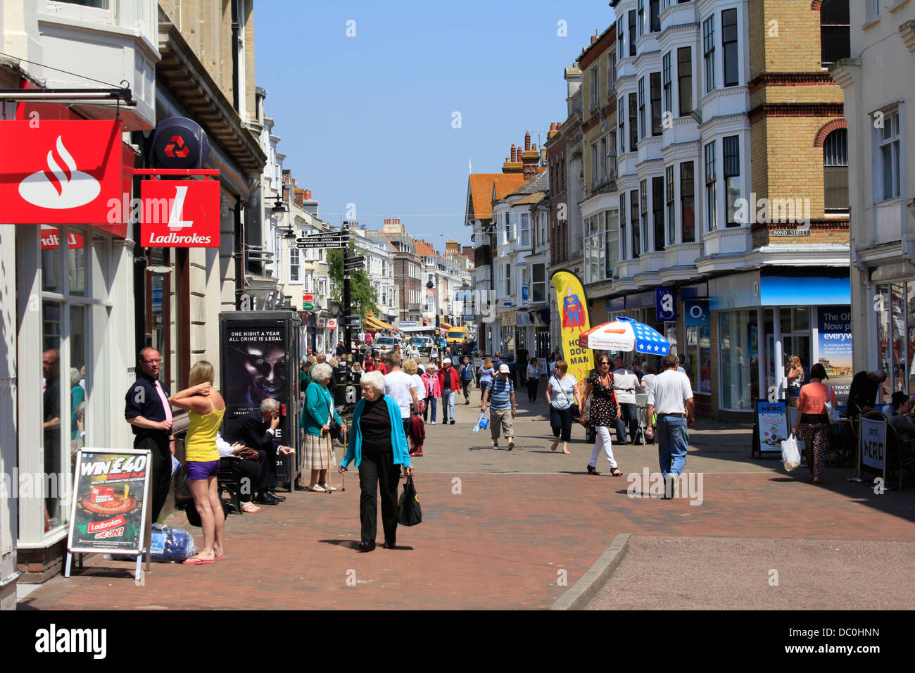 weymouth town centre dorset england Stock Photo - Alamy