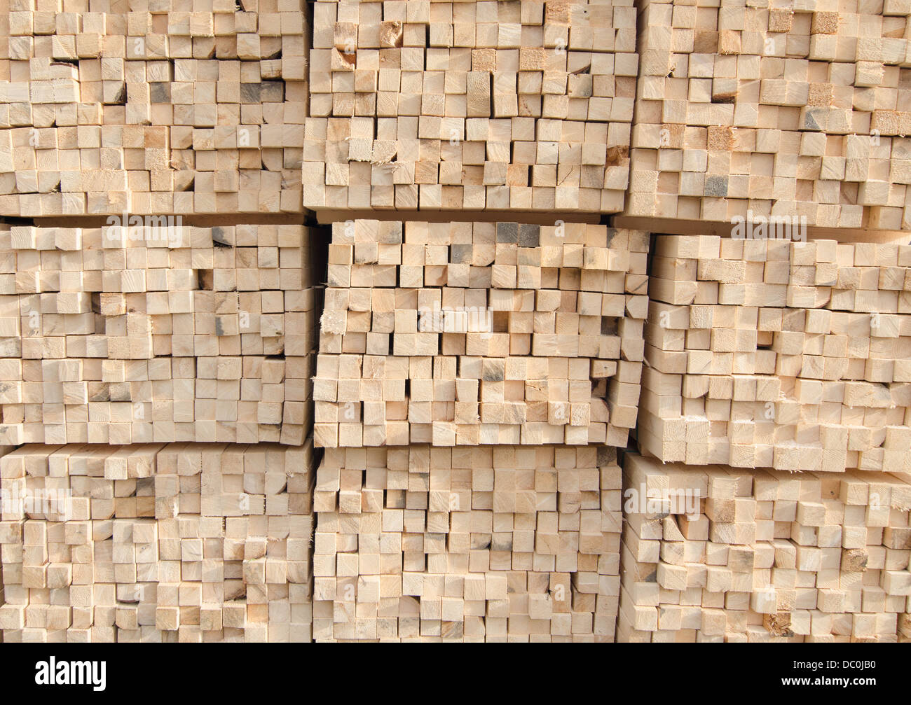 Wood log Pattern using as Background in Romania Stock Photo