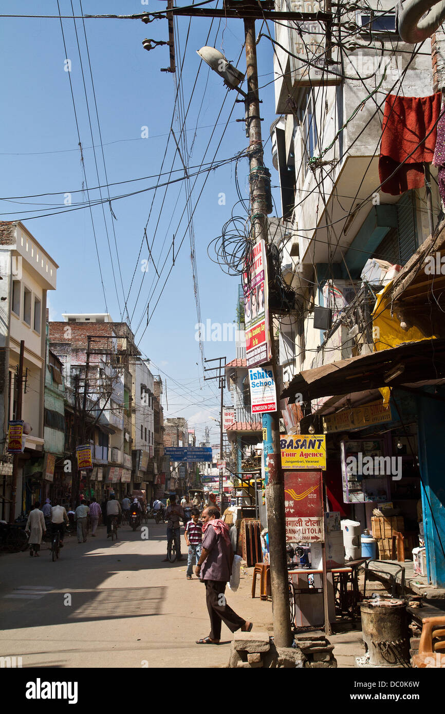 Varanasi in India Stock Photo