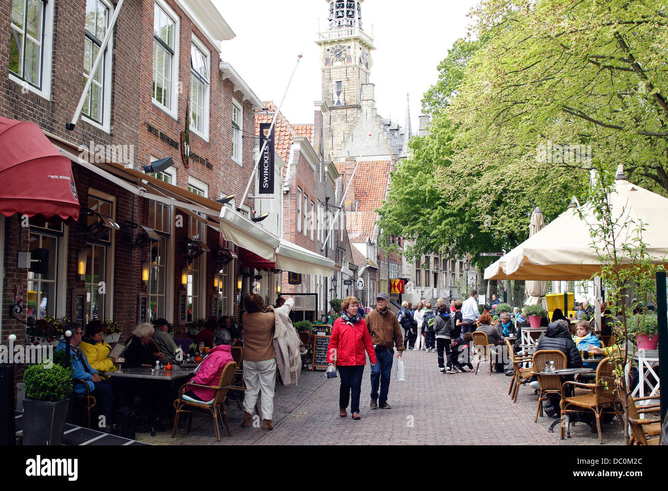 Netherlands Holland Europe historic town of Veere Walcheren peninsula Stock Photo