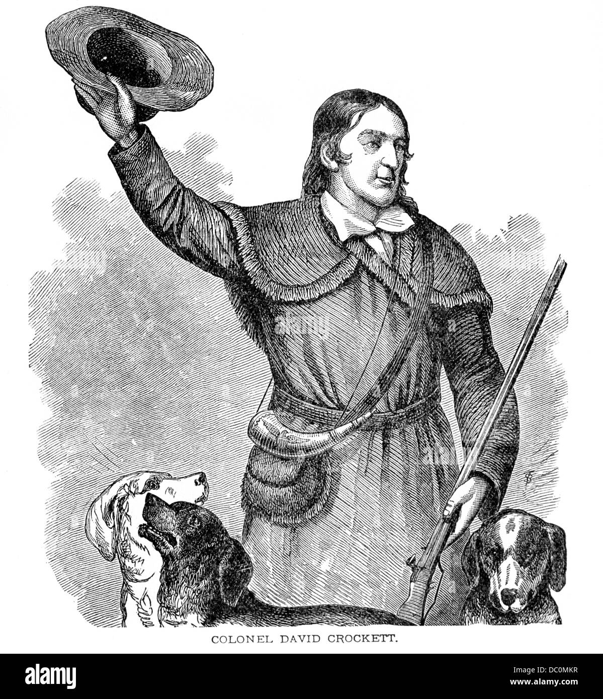 davy crockett clipart