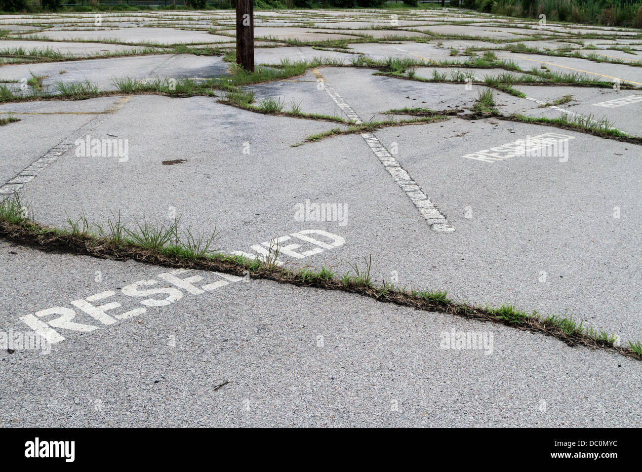 Abandoned Parking Lot – Between Two Rocks