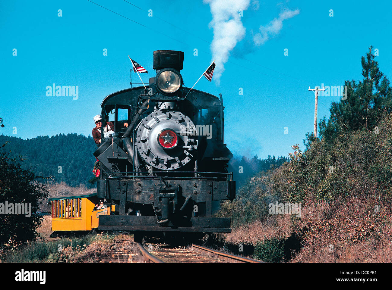 ROARING CAMP STEAM ENGINE TRAIN FELTON CA Stock Photo Alamy