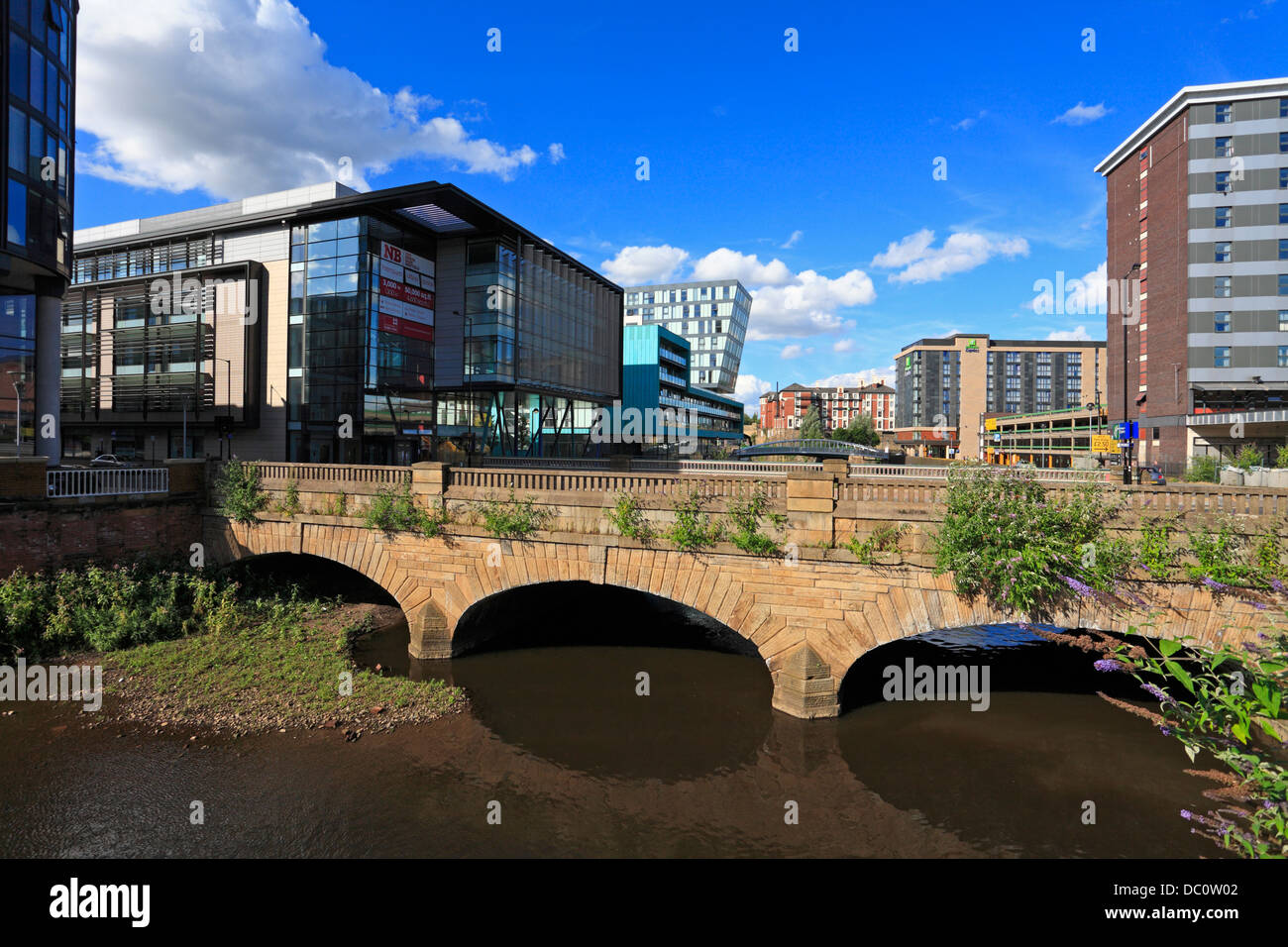 Riverside Exchange business developments along the River Don in