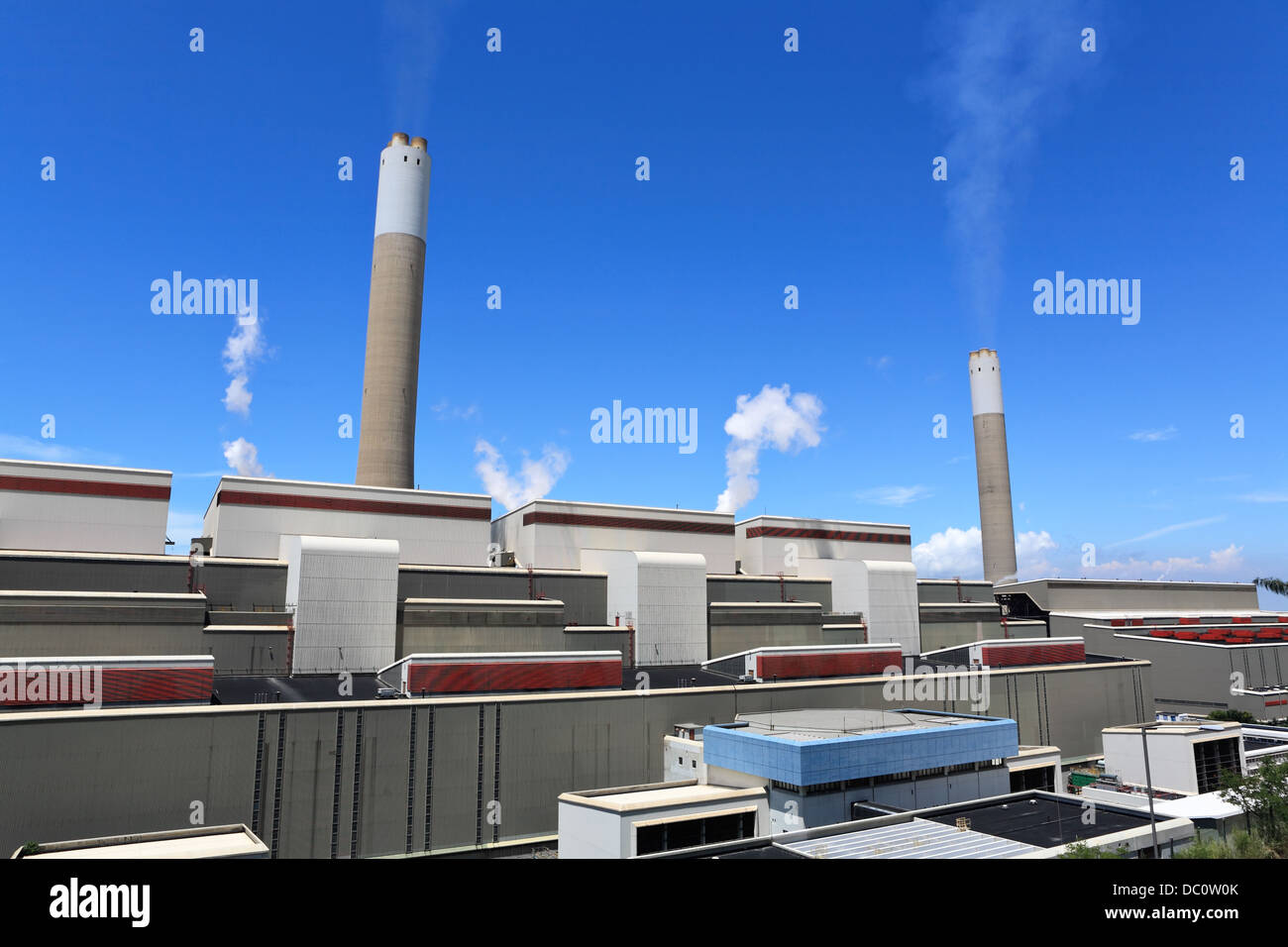 Coal fired power plant Stock Photo