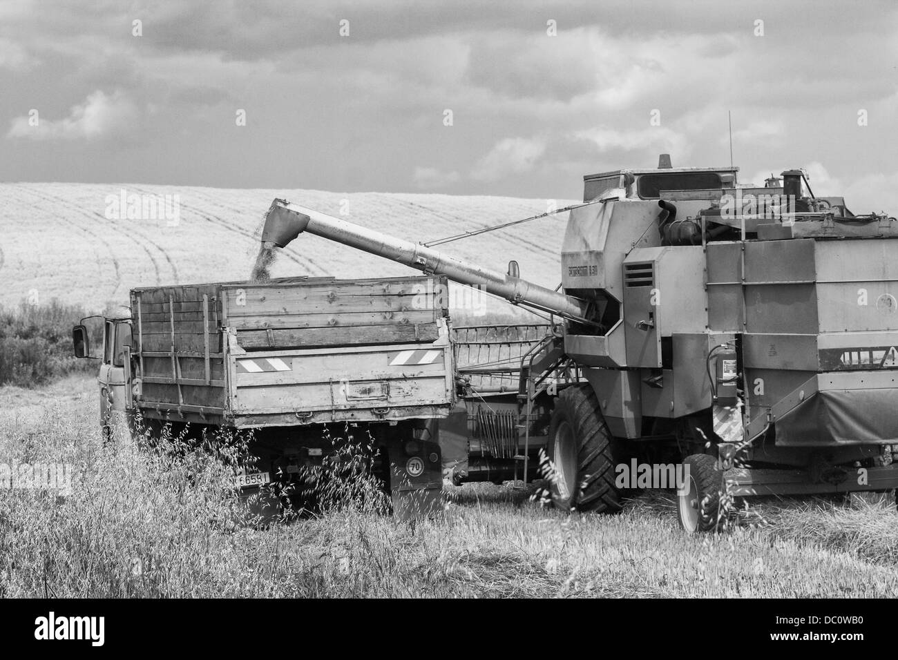 Farming Black and White Stock Photos & Images - Alamy
