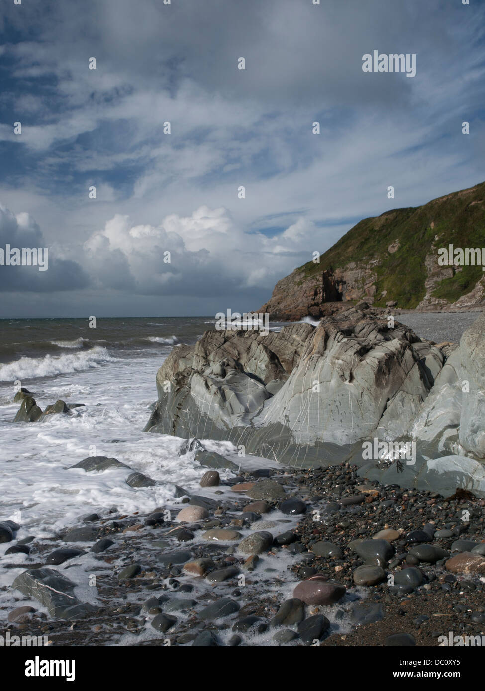 Saint Ninian's Cave Isle of Whithorn Stock Photo - Alamy