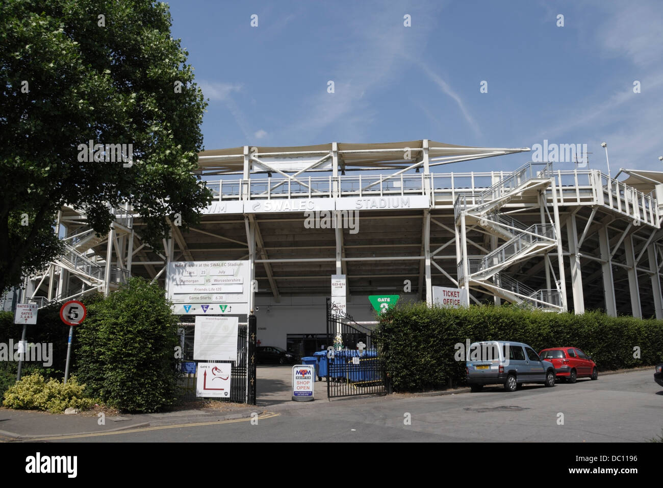 cricket club stadium in Cardiff Stock Photo Alamy