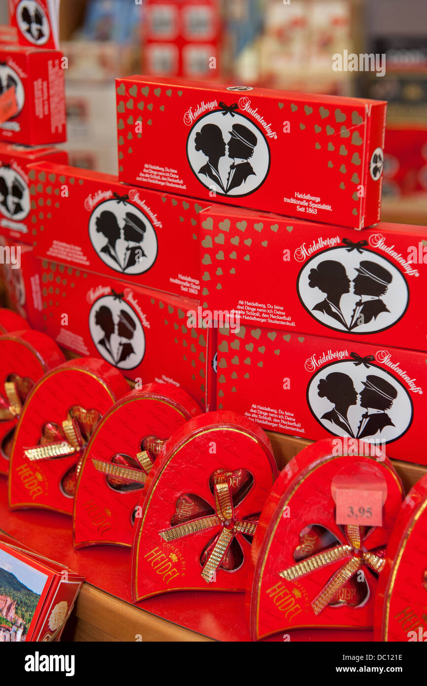 Europe, Germany, BadenWurttemberg, Heidelberg, Student Kisses