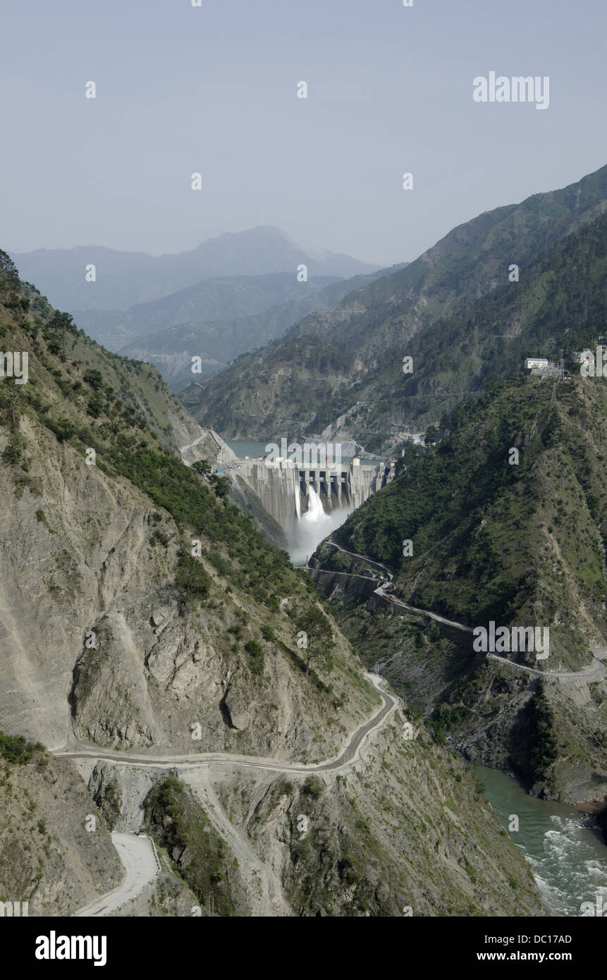 Baglihar dam on Chenab river. Known as Baglihar Hydroelectric Power