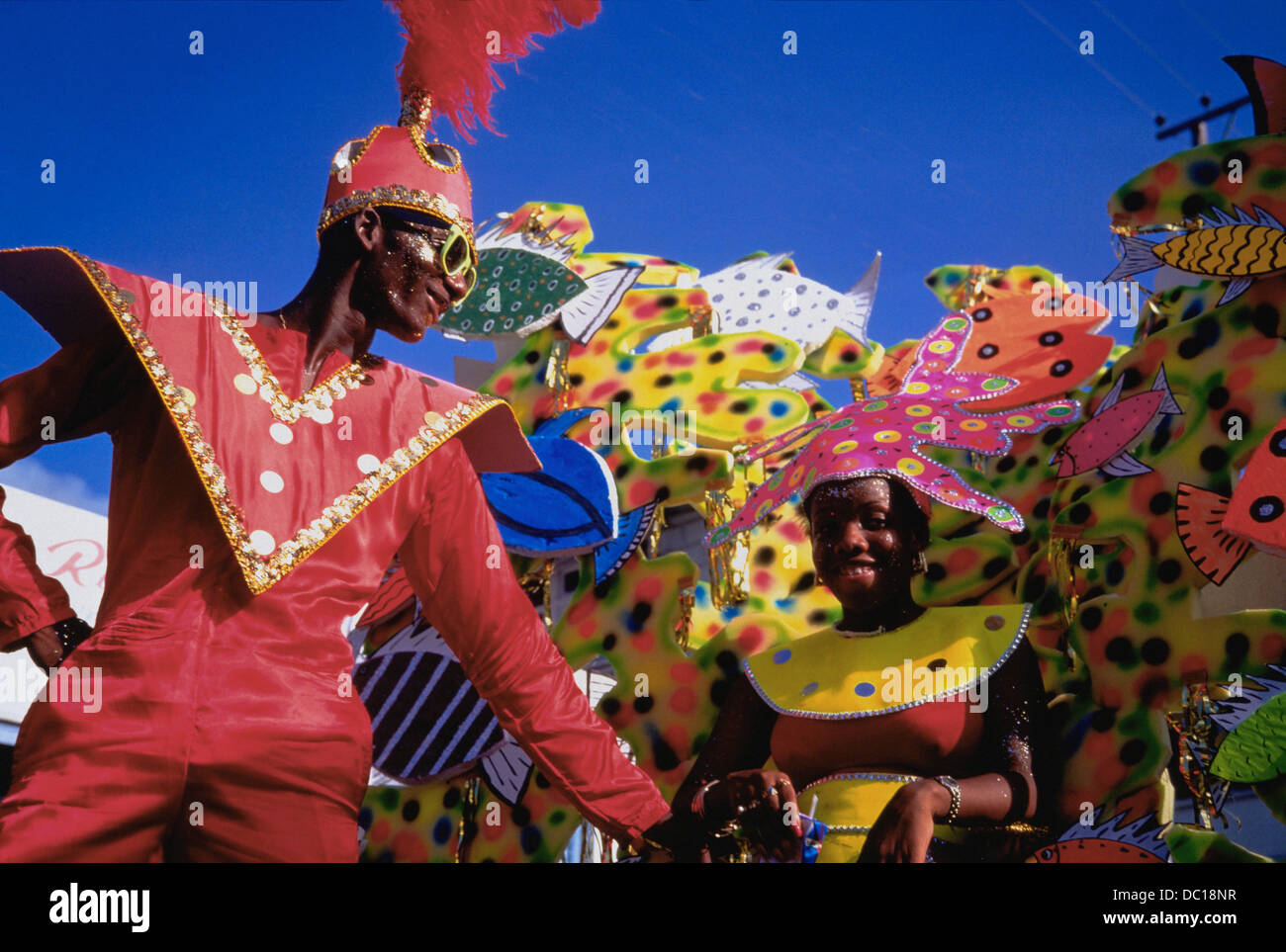 Kings of bands parade. Carnival. Grenada.West Indies Stock Photo Alamy