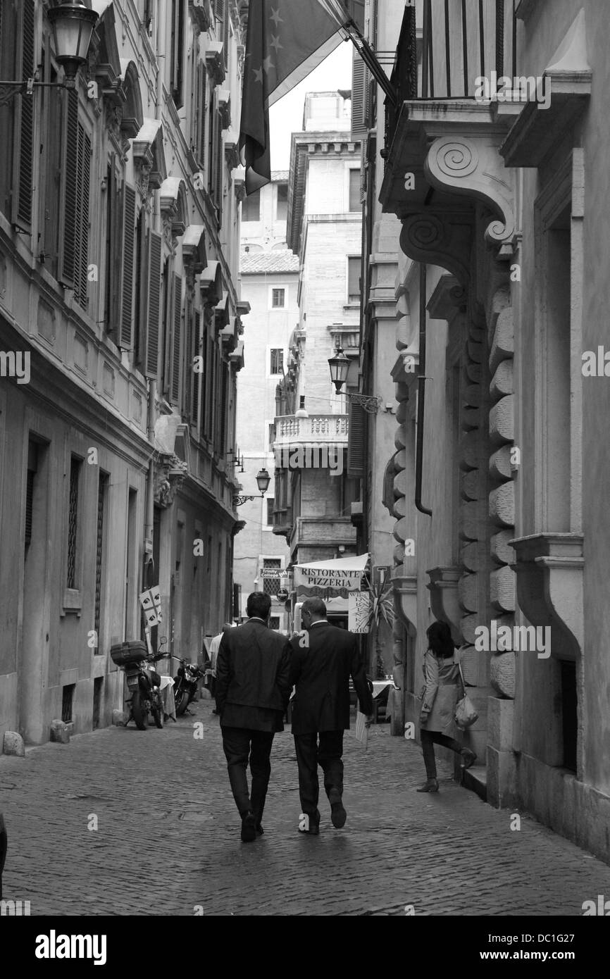 Side streets of Rome Stock Photo