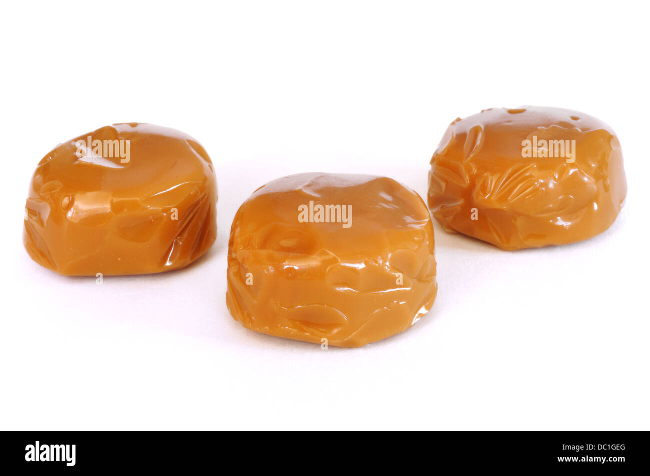 Caramels candy Stock Photo
