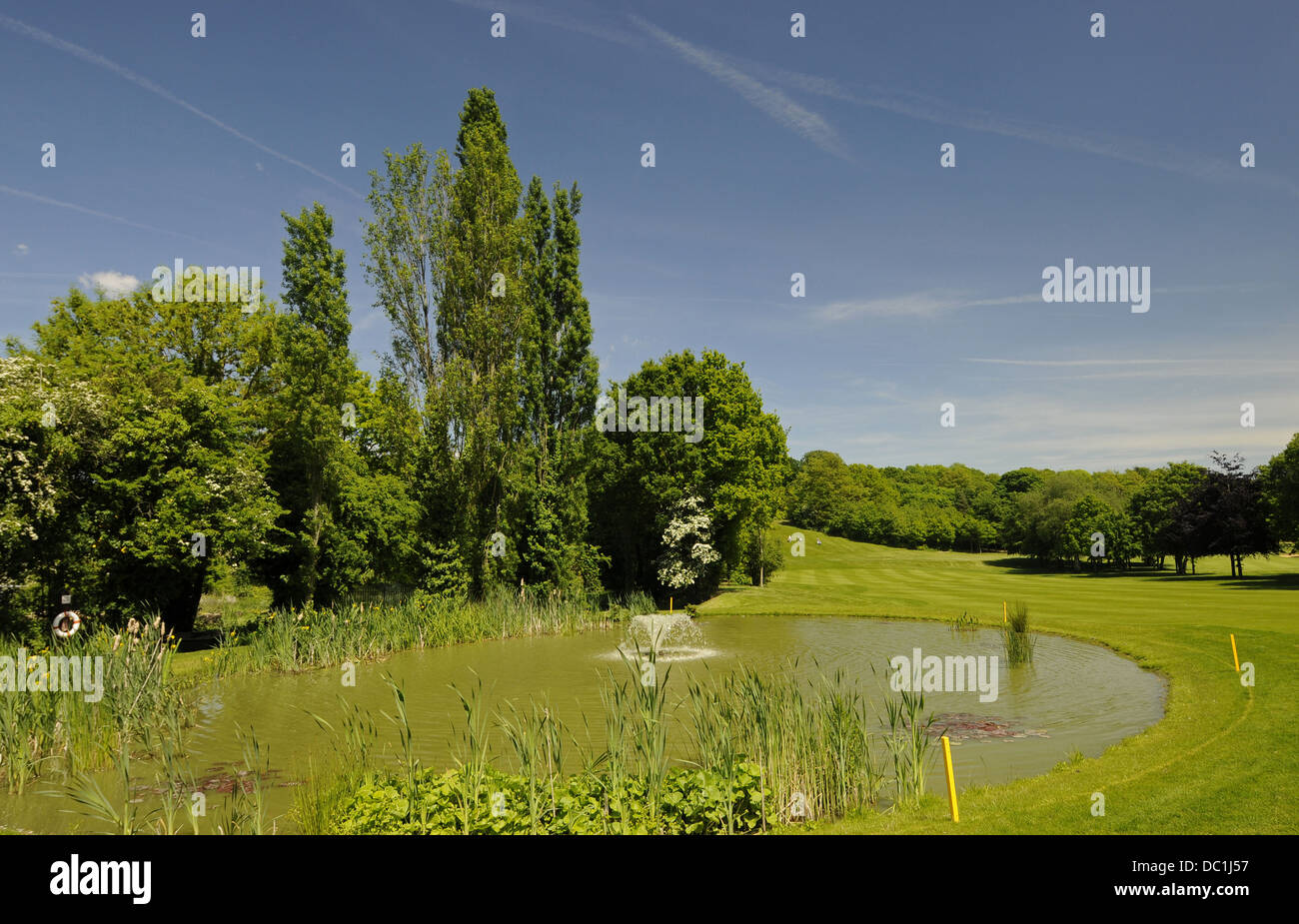 Pond on Sundridge Park Golf Course Bromley Kent England Stock Photo Alamy