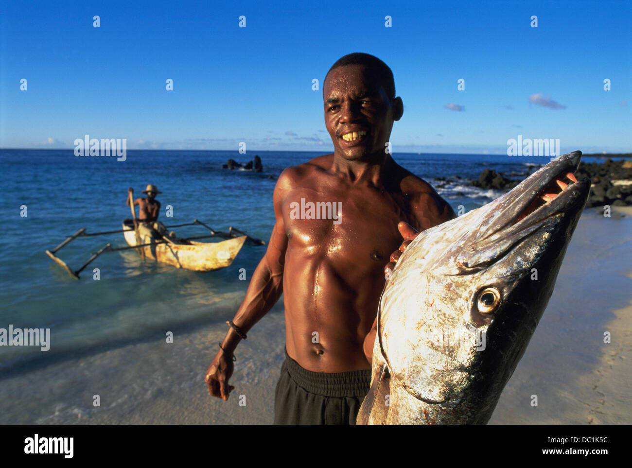 Catch Of The Day Comoros Islands Stock Photo Alamy