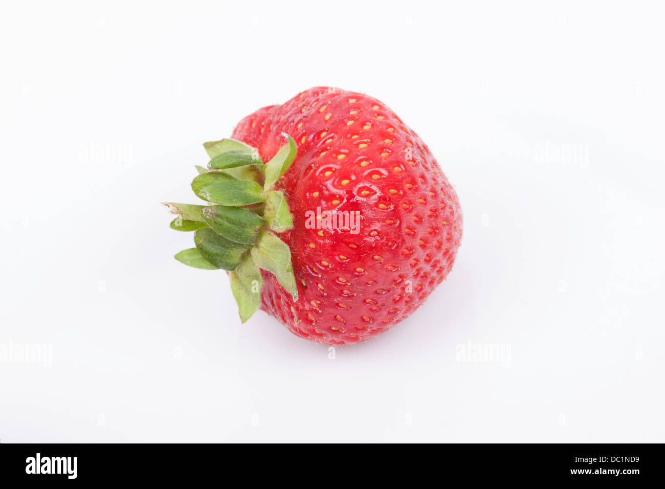 Strawberry fruits isolated on white background Stock Photo - Alamy