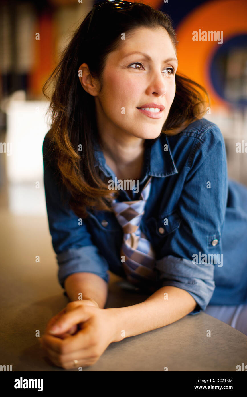Leaning on bar hi-res stock photography and images - Alamy