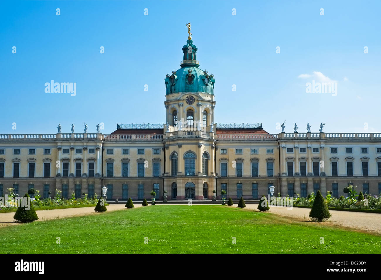 Schloss Charlottenburg palace park Berlin Germany Stock Photo