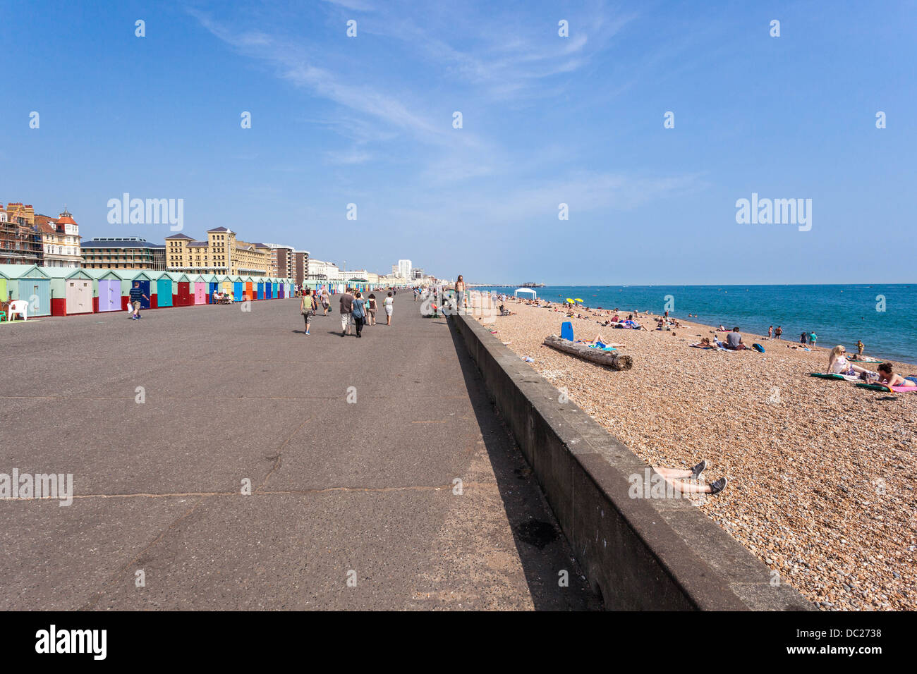 Brighton seafront, UK Stock Photo Alamy