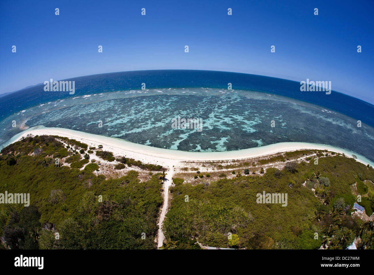 Coast and Reefs of Noumea, Noumea, Amedee Island, New Caledonia Stock Photo