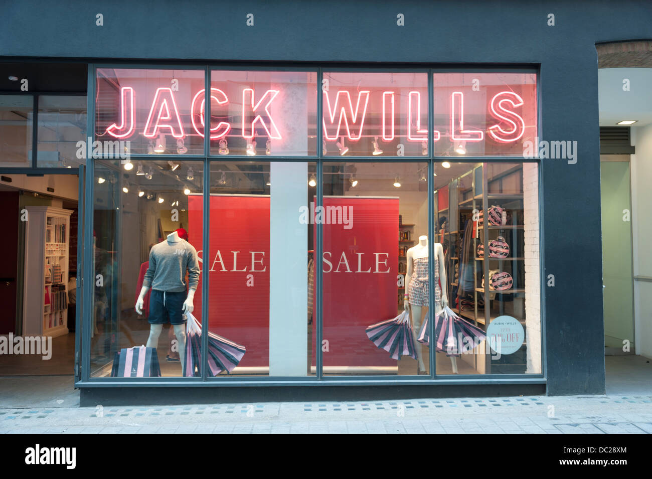 Jack Wills Shop  London UK Stock Photo
