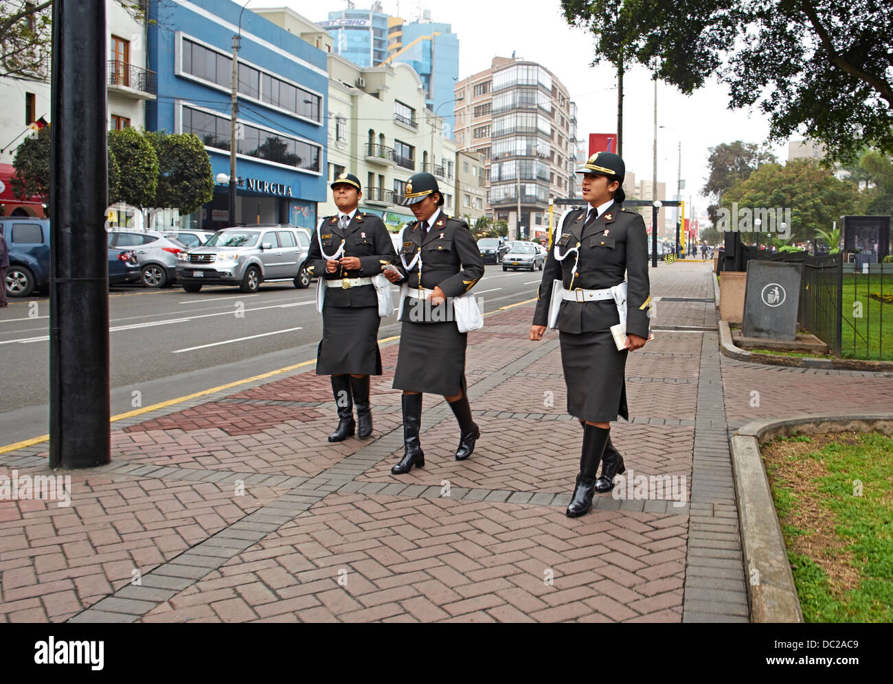 Miraflores district in Lima, Peru. Stock Photo