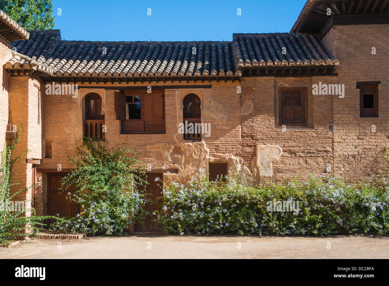 Partal Pavilion, left part, Alhambra, Granada, Spain. Stock Photo
