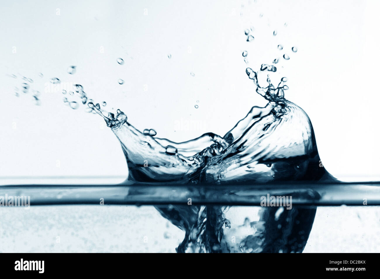 colossally blue watersplash purity backgrounds Stock Photo - Alamy