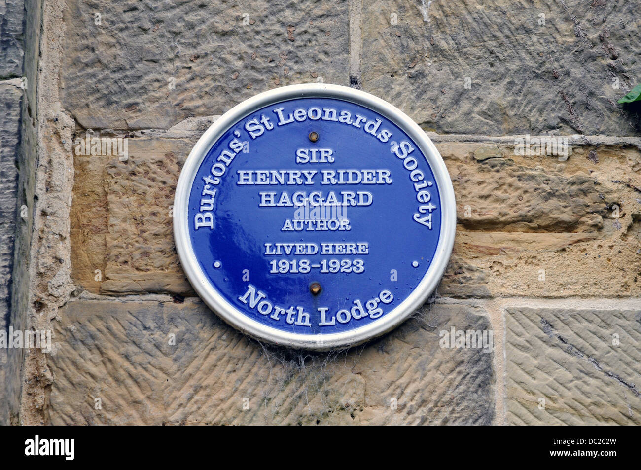 A Blue Plaque Erected By The Burton s St Leonards Society 0n The a-blue-plaque-erected-by-the-burton-s-st-leonards-society-0n-the