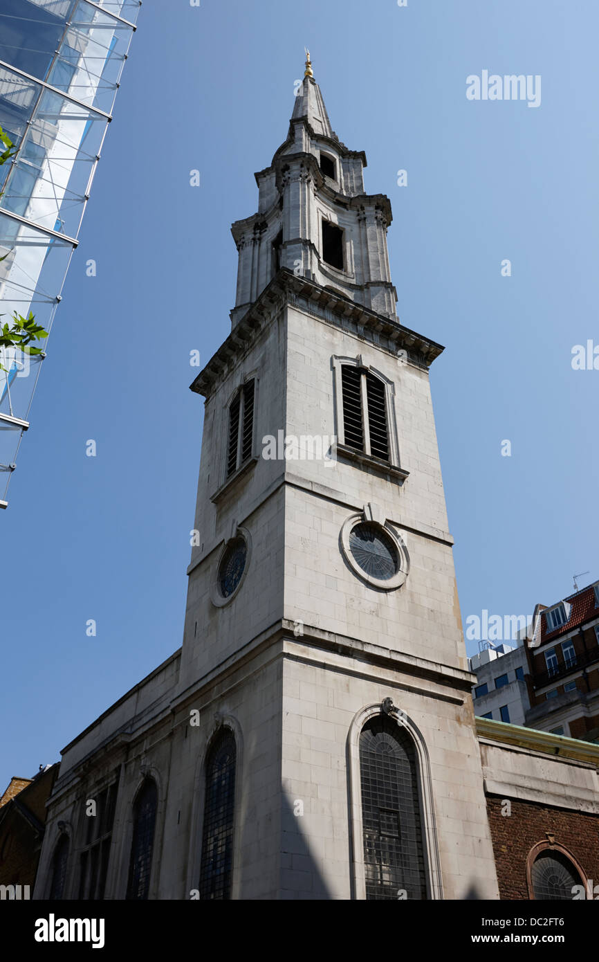 st mary-le-bow church bow bells london england uk Stock Photo
