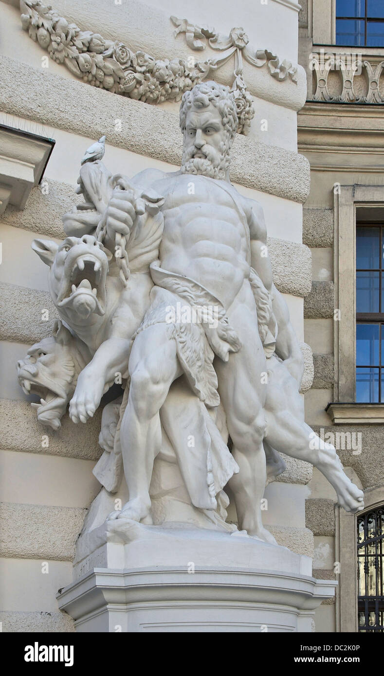 Hercules And Cerberus Statue