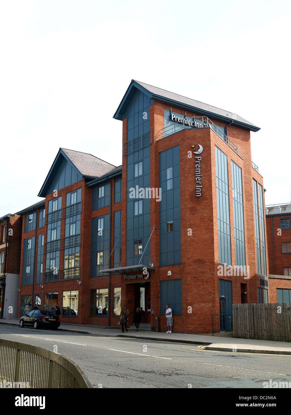 Premier Inn hotel on City Road in Chester Cheshire UK Stock Photo - Alamy