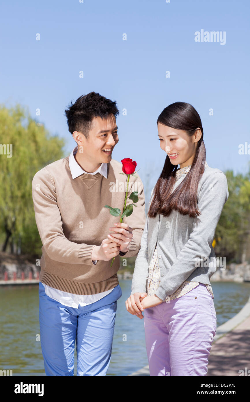 red rose for girlfriend images