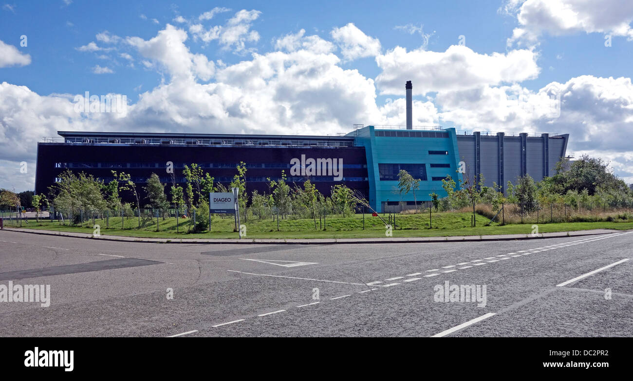 Diageo Global Supply owned Roseisle Maltings near Elgin in Moray Scotland Stock Photo