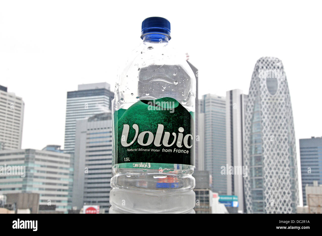 Volvic Natural Mineral Water Stock Photo - Alamy