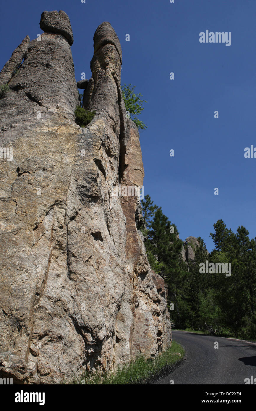 Needles Highway Stock Photo Alamy