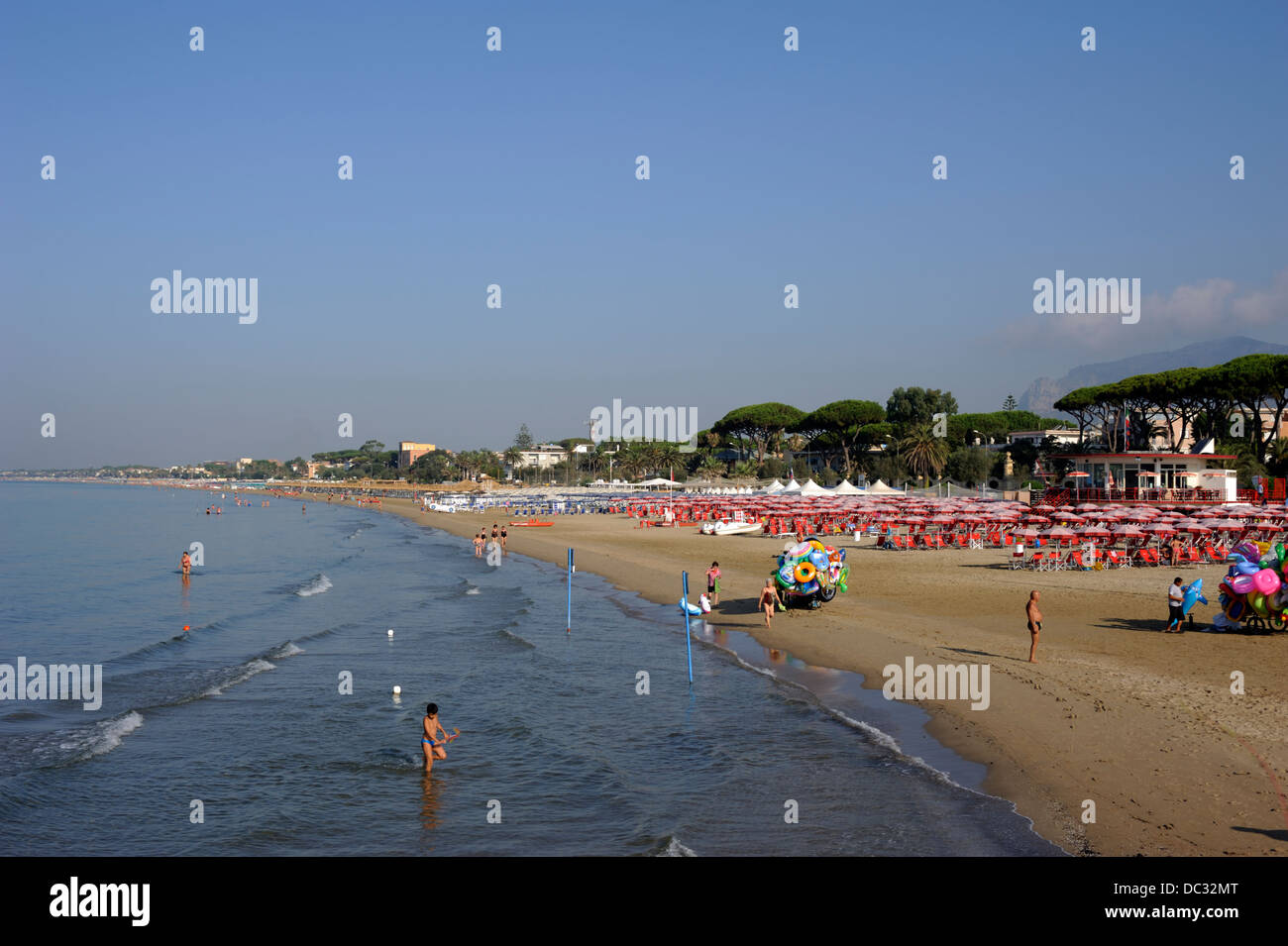 Italy, Lazio, Terracina, beach Stock Photo