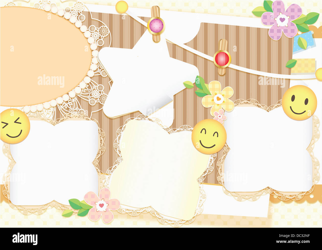 illustration of memo templates Stock Photo - Alamy