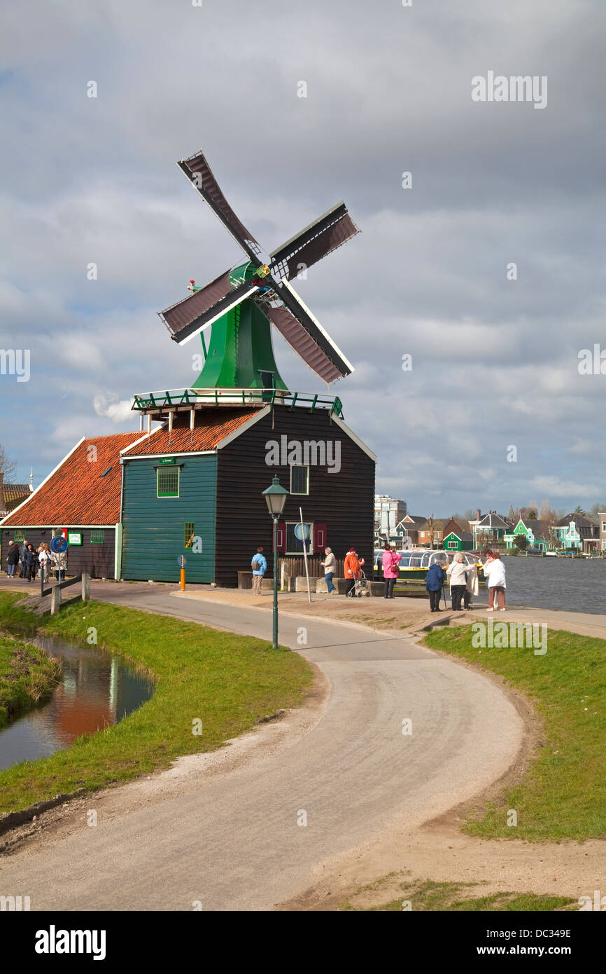 Europe,Netherlands,North Holland, Zaandam,Zaanse Schans, Stock Photo